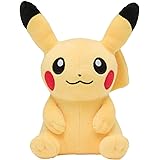 ポケモンセンターオリジナル ぬいぐるみ おすわりピカチュウ 18×11×15(H×W×D:㎝)