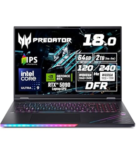 Windowsノート本体 Acer Predator Helios i9/RTX4080/32GB/2TB Windowsノート本体 Acer Predator Helios i9/RTX4080/32GB/2TB