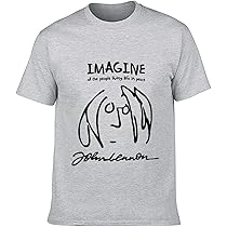 Amazon.co.jp: Tシャツ ジョン レノン 半袖 メンズ レディース