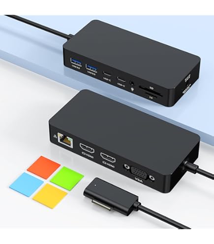 Amazon.co.jp: Microsoft Surface Dock トリプルディスプレイ デュアル