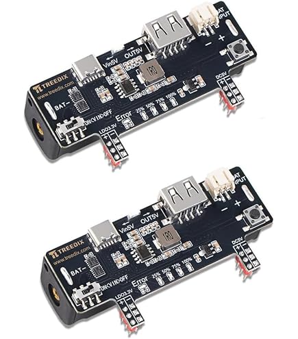 Amazon.co.jp: Treedix ブレッドボード電源モジュール 3.3V 200mA 5V