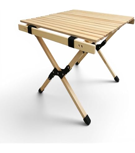Amazon | アイリスオーヤマ ウッドロールテーブル 幅約90/121cm