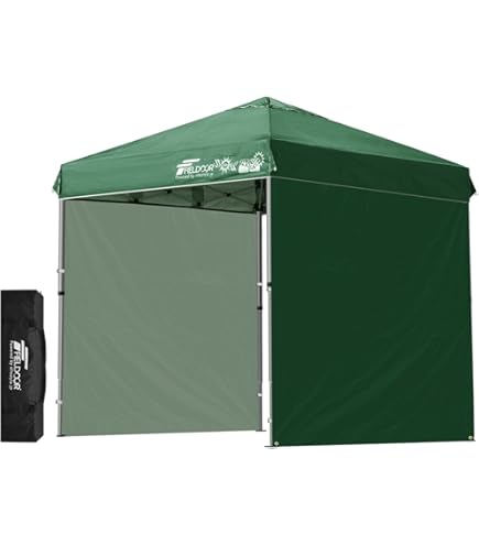 Amazon | FIELDOOR ワンタッチタープテント 【4点ロック/スチール