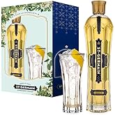 (Amazon.co.jp Exclusive) Saint Germain Elder Flower Gift Set with Soda Glass (Medicinal Herbs, Liqueur, 25.4 fl oz (750 ml), 