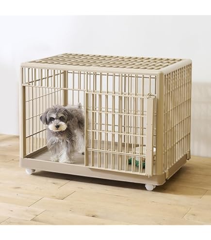 Amazon | ペットケージ プラケージ 錆びないプラスチックケージ 天井