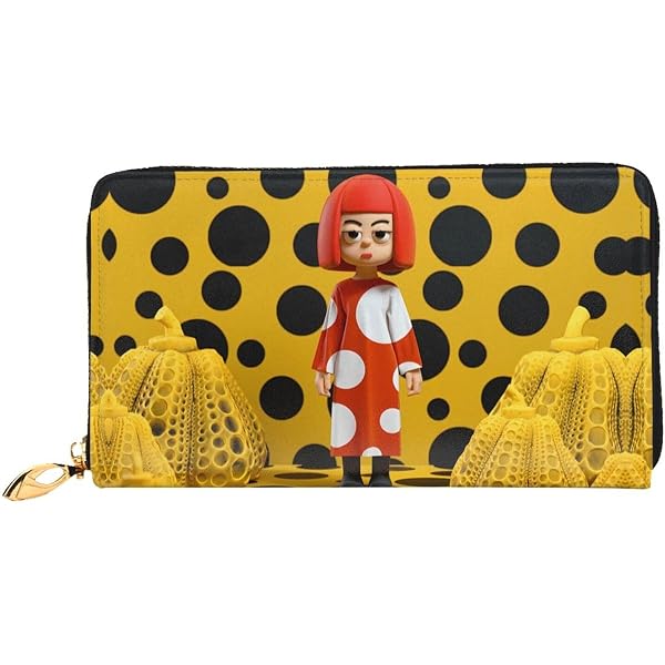 Amazon | (Yayoi Kusama) 草間彌生 財布 がま口 コイン PUMPKIN