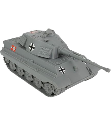 BMC CTS WW2 German Hanomag Halftrack 5pc Gray Plastic Armored Vehicle - BMC Toys