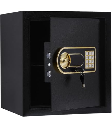 Amazon.co.jp: 金庫 家庭用 業務用 電子式 テンキー式 34L (幅33 x
