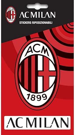 Amazon Co Jp Acミラン フットボールクラブ Ac Milan オフィシャル商品 ウォールステッカー シール デコレーション ワンサイズ レッド ホーム キッチン