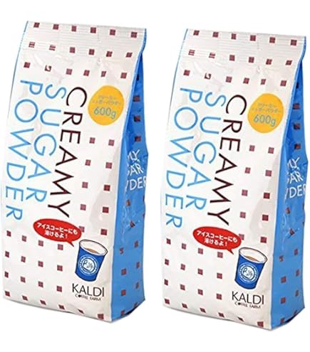 KALDI CREAMY SUGAR POWDER 600g×8袋 Amazon.co.jp: KALDI Original Creamy Sugar Powder 600g : Food