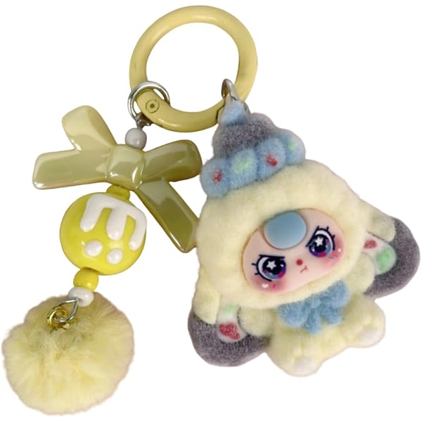 Amazon.co.jp: かわいいふわふわ人形キーホルダー、子供のおもちゃの