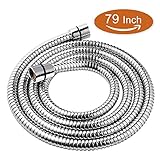 Yoo。Meeシャワーホース79インチ( 6.5 Ft。)Forハンドヘルドヘッド、ステンレススチール、クロム