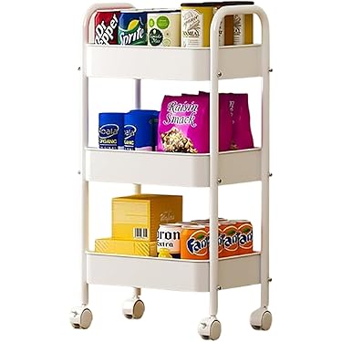 ✨新品【niko andキャスターラックスクエア収納.三段ワゴン】大人気