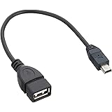 変換名人 miniUSBホストケーブル [ miniUSB・オス - USB A・メス ] [ 約20cm ] USB-M5H/CA20