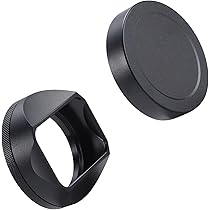 Amazon | メタルスクエアレンズフード（キャップ付き）、Nikkor Z 40mm