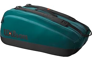 Wilson(ウイルソン) テニス バドミントン ラケット バッグ BLADE ブレード シリーズ ケット2本~15本収納可(中厚ラケットを基準)