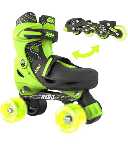 Amazon.co.jp: Yvolution ネオンコンボスケート | 2-1クワッドと