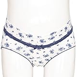 [アビックス] マタニティショーツ 花柄フロントクロスショーツ(産後対応) レディース ネイビー M