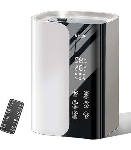 Amazon.co.jp: 加湿器 大容量 6L 【5重除菌浄化 & マイナスイオン