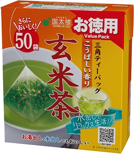 Amazon | 国太楼 お徳用宇治抹茶入り緑茶三角ティーバッグ50P | 国太楼