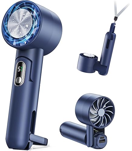 首かけ　手持ち扇風機 携帯扇風機 ハンディファン 卓上扇風機　モバイルバッテリー ハンディファン 首掛け扇風機 卓上扇風機 モバイルバッテリー
