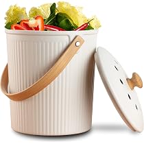 LALASTAR Kitchen Compost Bin, Countertop Compost Bin with Lid ...