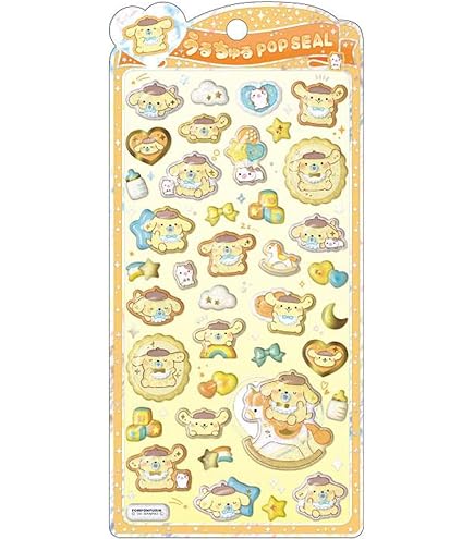 ポムポムプリン　シール Amazon.co.jp: サンリオ(SANRIO) ポムポムプリン シール&ケース