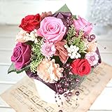 プリザーブドフラワー ギフト 【Romaneロマーヌ】 ケース入り プレゼント アレンジ