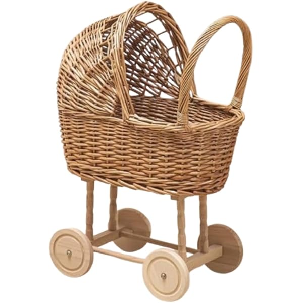 Amazon.co.jp: SLINX ベビーカー 手押し車 人形用 おもちゃ 北欧