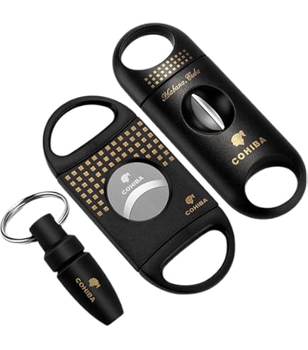 Amazon.co.jp: シガーカッターセット 葉巻はさみ 葉巻 ギロチン