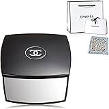 [セット品/名入れ可] CHANEL シャネル ミラー ミロワール ダブル ファセット コンパクトミラー MIROIR DOUBLE FACETTES コスメ 手鏡 ギフト プレゼント (名入れなし, 名入れなし)