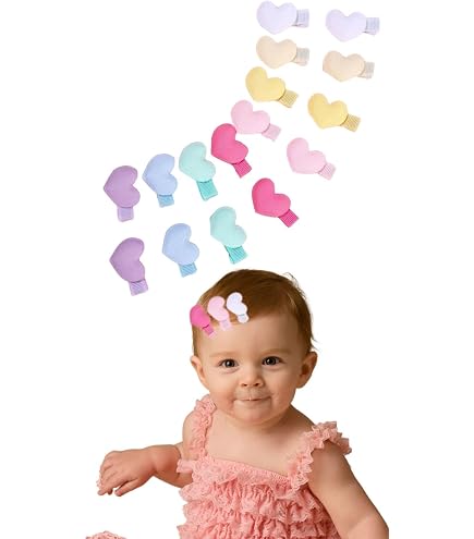 Amazon.co.jp: QuickYen 子供 ベビー ヘアクリップ 15個セット キッズ