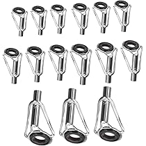 Amazon | LNJLQW 25点セット 釣竿 ロッドガイド アイリング セラミック