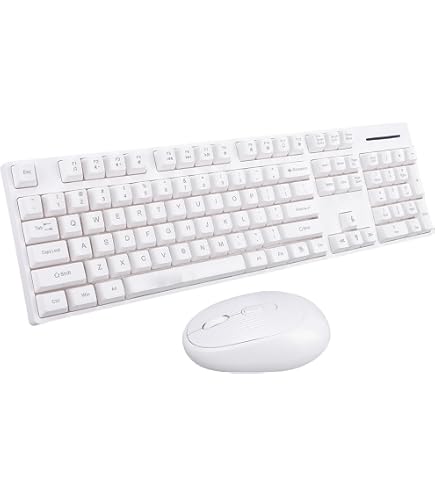 Dell Pro Wireless Keyboard & Mouse, KM5221W, White: Keyboard