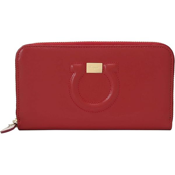 美品　Salvatore Ferragamo　長財布　ラウンドジップ　ガンチーニ FERRAGAMO フェラガモ 長財布 レディース 220405 ラウンド