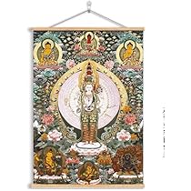 手描き 中国仏像アート 壁画風作品 永楽宮壁画 仏教美術作品 永楽宮壁画 The Murals of the Palace of Yongle - メルカリ