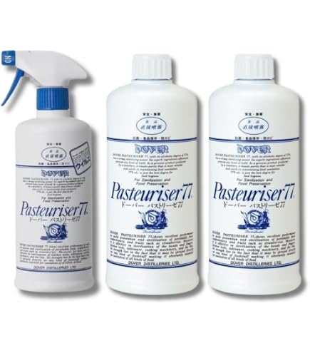 Amazon.co.jp: 英雅堂 ドーバー パストリーゼ77 除菌剤スプーレ 3本