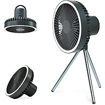 ✨多機能✨ 扇風機 加湿器 加湿扇風機 ポータブル扇風機 アウトドア LED Amazon | KANIYA キャンプ 扇風機 【10000mAh電池内蔵】LED