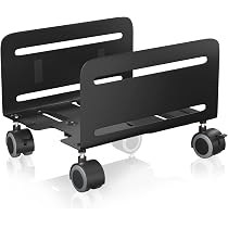 Amazon | AGPTEK CPUスタンド キャスター付き台車 PCカート 側板付き