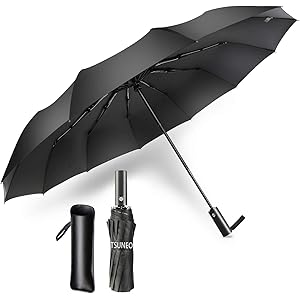 【2020年強化版 12本骨】 折りたたみ傘 自動開閉 軽量 折り畳み傘 メンズ 大きい 晴雨兼用 台風対応 梅雨対策 大きい 超撥水 おりたたみ傘 210T高強度グラスファイバー 収納ポーチ付き