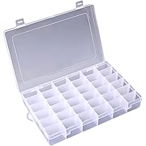Amazon.co.jp: Charmoon 小分けケース パーツボックス 24分割