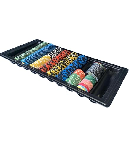 ポーカーチップ (未使用品、一部使用品有)、ディーラーボタン、チップトレイ Amazon | ポーカーチップトレイ&ラック、カジノチップトレイ