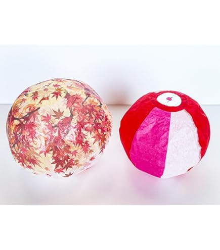 Amazon | 紙風船 蓮 2種入 日本製 装飾 お花 懐かしい | 風船