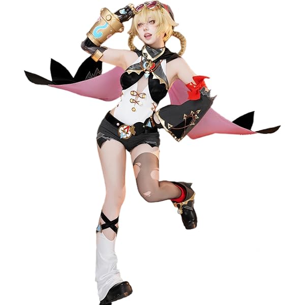 Amazon.co.jp: qiqincosplay 原神 ヤフォダ コスプレ衣装☆ウィッグ