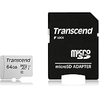 Transcend microSDカード 64GB UHS-I Class10 Nintendo Switch 動作確認済 安心の5年保証 TS64GUSD300S-AE【Amazon.co.jp限定】