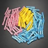 100pcs 12-10 16-14 22-18 ga heat shrink butt crimp terminal