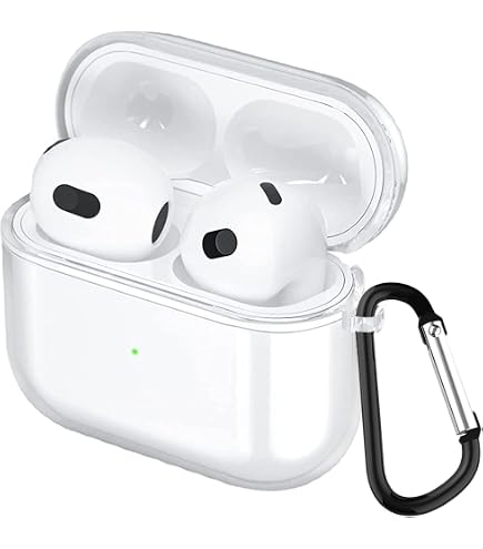 Amazon | AirPods 4 ケース 透明 【2024年発売】 AirPods第4世代