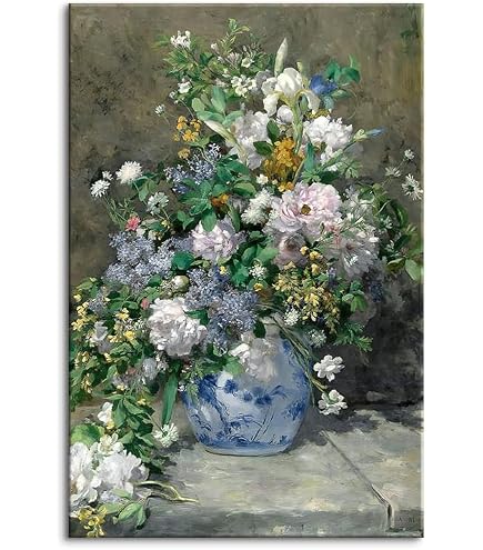 Amazon.co.jp: ルノワール［世界の名画コレクション］『春の花(春の