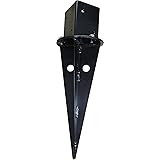 ガーデンガーデン ラティス・フェンス用の支柱[72-74mm角]に対応 土中埋め込み用ポール固定金具 UB-N72