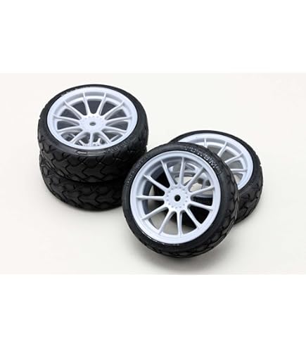 Amazon.co.jp: 1/10ツーリングカー用 タイヤ組込み済み ブロンズ 8本